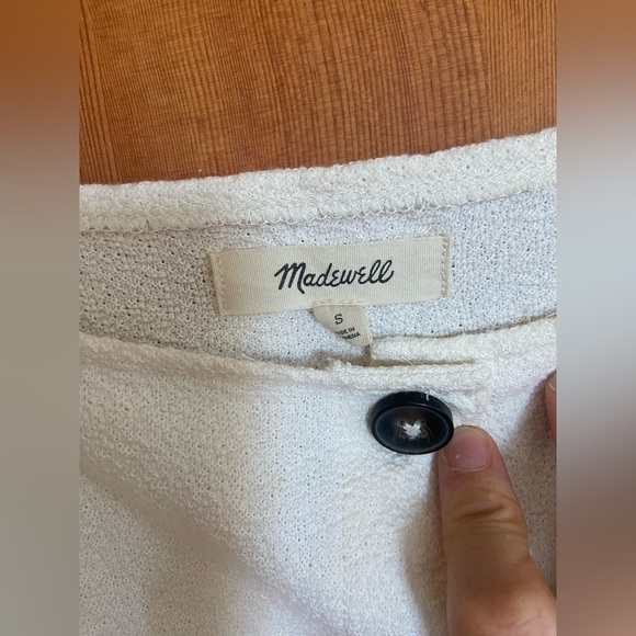 Madewell Jacquard Square-Neck Puff-Sleeve Top - Picture 8 of 8